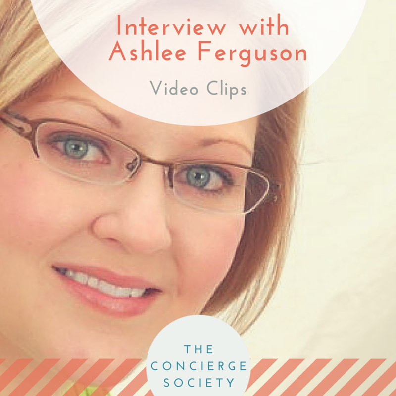 Concierge Society - Interview with Ashlee Ferguson